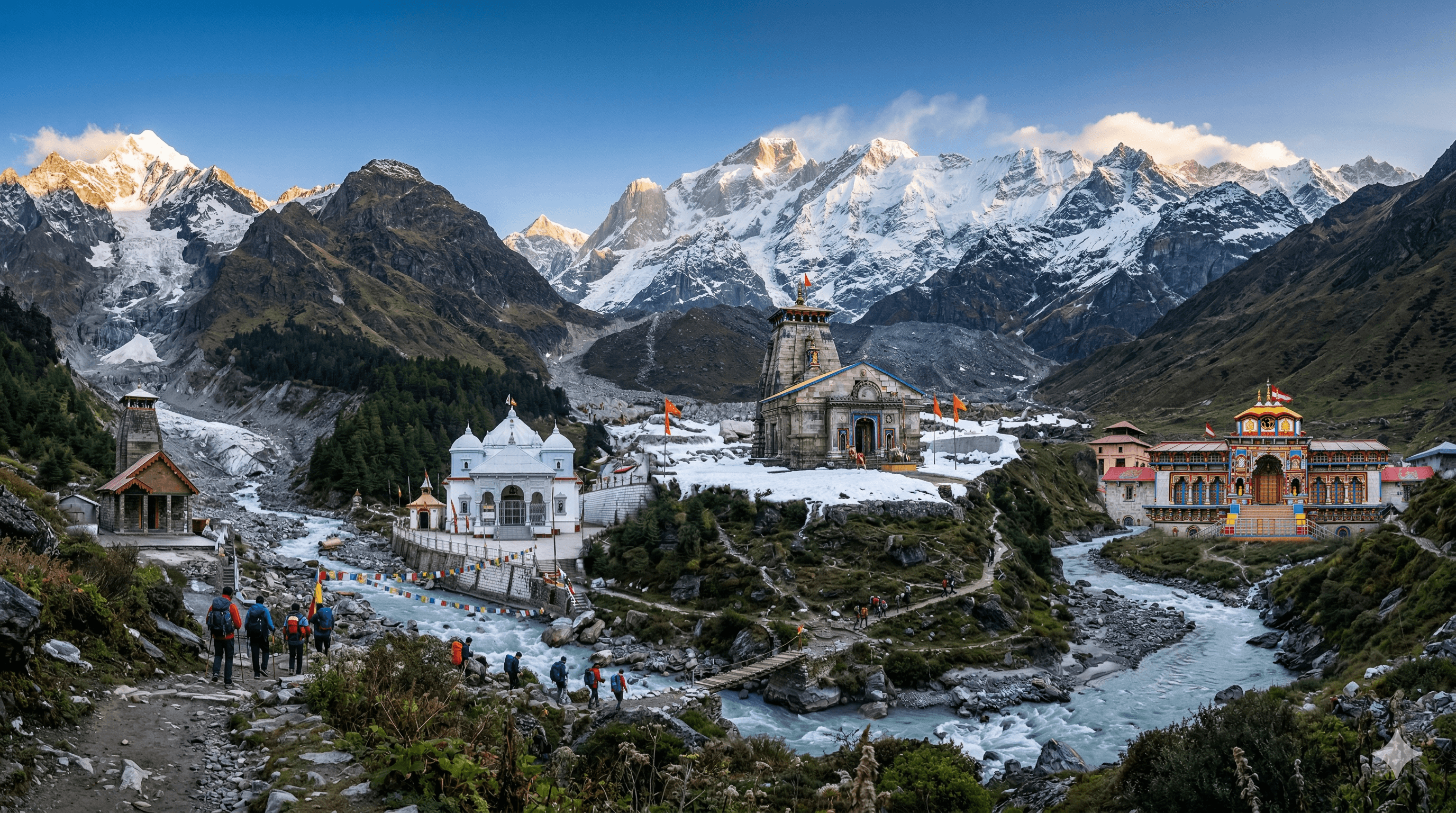 Serene mountain landscape